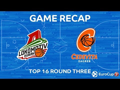 Highlights: Lokomotiv Kuban Krasnodar - Cedevita Zagreb