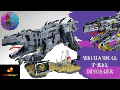 JMBricklayer Mechanical T-Rex Dinosaur 70001 (Enhanced Version)