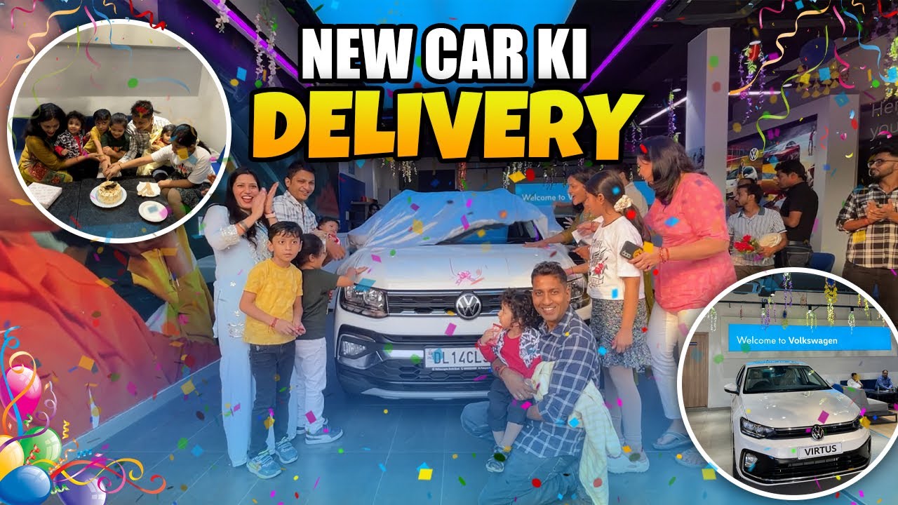 Finally Dream Come True 😍 New Car Leli 🚗 | Taking Delivery Of Volkswagen Taigun🔥