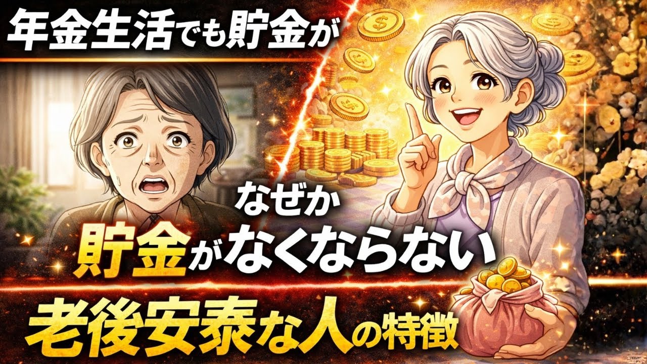 年金生活でもなぜか貯金が減らない人の特徴