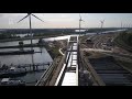Dronebeelden van de verplaatsing van de Boogbrug A15/N15 (Beelden: Havenbedrijf Rotterdam)