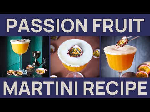 The EASIEST Passion Fruit Martini Recipe