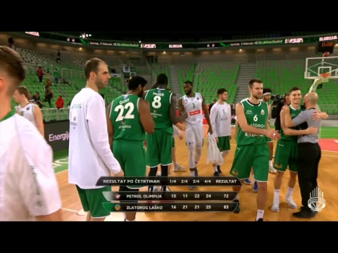 Liga NovaKBM 18/19 16.kolo PETROL OLIMPIJA - ZLATOROG LAŠKO