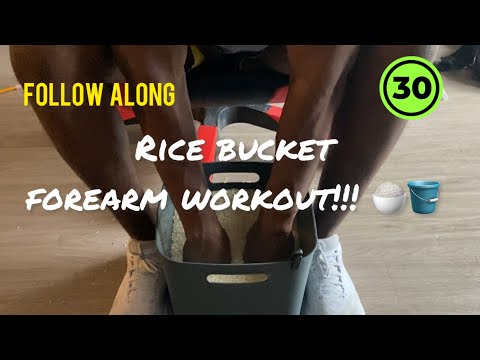 RICE BUCKET TRAINING - FOLLOW ALONG WORKOUT
