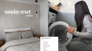Sunday Reset Routine | productive & aesthetic weekly reset | cleaning & organising
