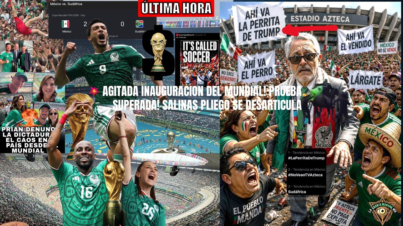 💥AGITADA INAUGURACION DEL MUNDIAL! PRUEBA SUPERADA! SALINAS PLIEGO SE DESARTICULA