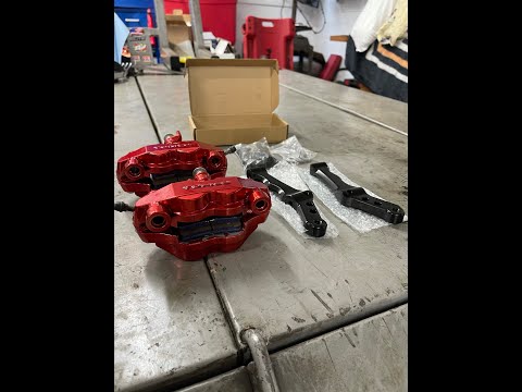 2014+ Harley touring/ bagger FULL INSTALL of tokico RADIAL CALIPERS