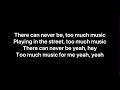 Jake Shears - Too Much Music Lyrics (2023)