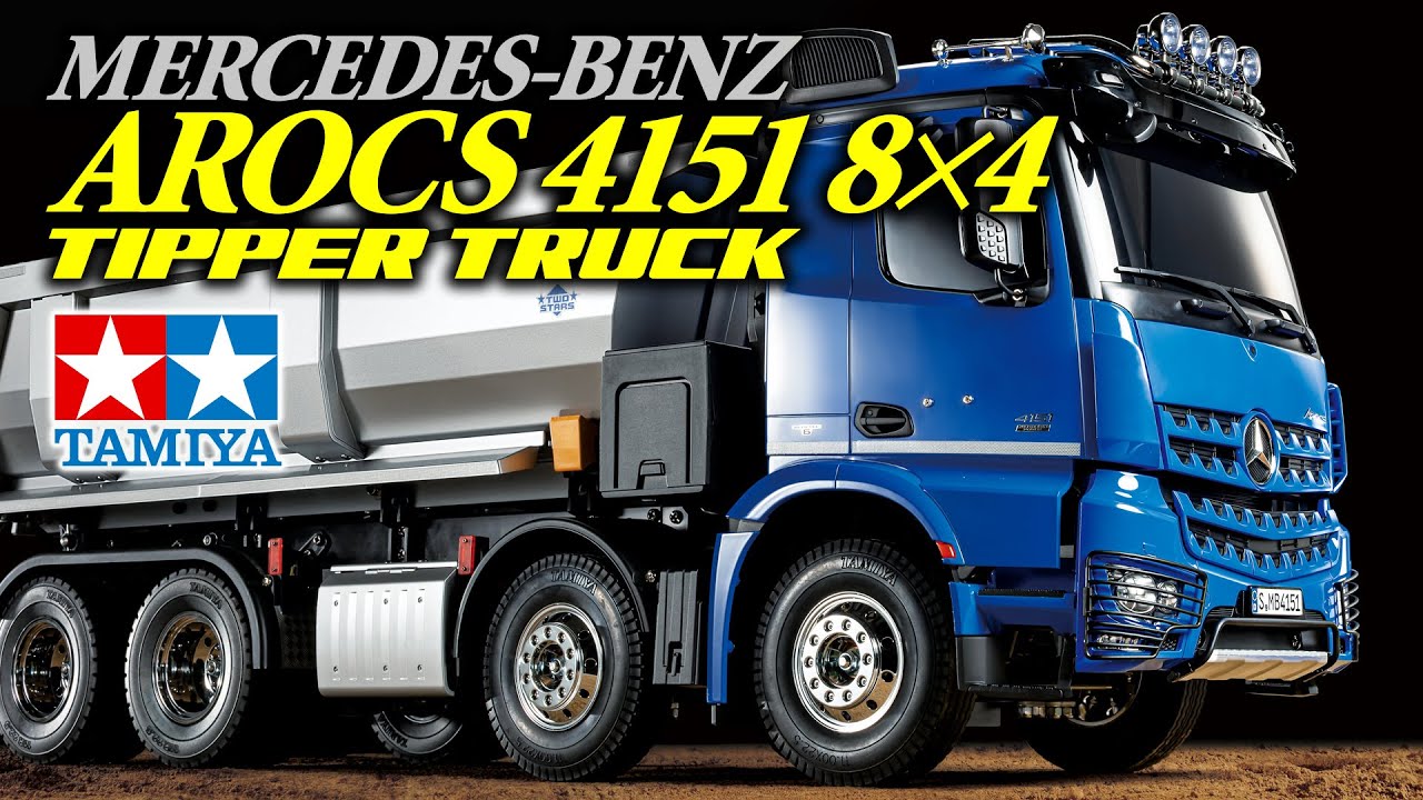 1/14 R/C Mercedes-Benz Arocs 4151 8x4 Tipper Truck (Radio & Receptor)