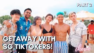 YACHT, TANJONG BEACH CLUB, CHIJMES, HVALA (tiktokers' retreat vlog) *part 2*
