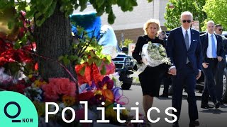 Biden Visits Memorial Site for Buffalo Shooting Victims