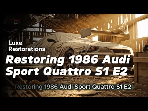 Restoring 1986 Audi Sport Quattro S1 E2 | From Abandoned to Rally Legend