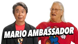 Official Charles Martinet + Miyamoto "Mario Ambassador" Announcement