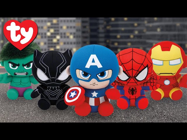 Vídeo relacionado con Ty Beanie Boos Collezione Marvel, Iron Man, Tutti i Tuoi Eroi Preferiti in Versione Morbido Peluche da Collezionare, Idea Regalo per Grandi e Piccini T41190, 16 cm