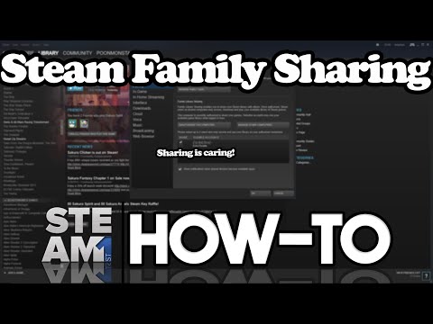 How To Setup Steam Family Sharing - YouTube