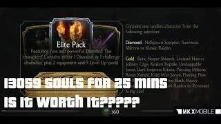 HOW GET 1 DIAMOND CARD IN MORTAL KOMBAT X MOBILE - ELITE PACK (Timelapse)