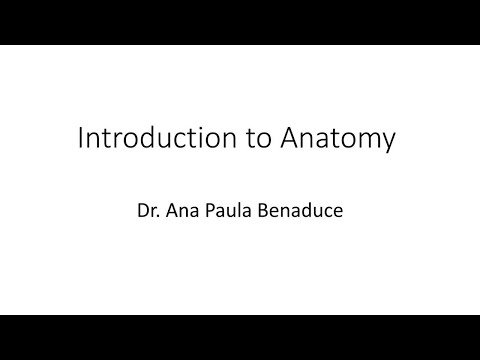 Introduction to Anatomy (Complete lecture)