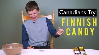 Canadian Kids Try Finnish Candy