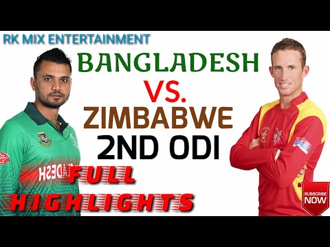 完整的視頻孟加拉VS津巴布韋第2次ODI ||津巴布韋遊覽孟加拉 ||津巴布韋VS孟加拉 ||津巴布韋VS孟加拉 (Full Highlights Of Bangladesh Vs. Zimbabwe 2nd ODI || Zimbabwe Tour Bangladesh || Zimbabwe Vs Bang |)