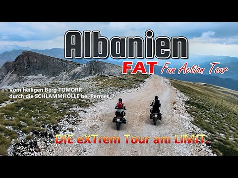 MotorradABENTEUER-Die Schlammhölle nach Permet/Albanien mit YAMAHA Ténéré 700. KRAFTAKT-KAMPF-SIEG.