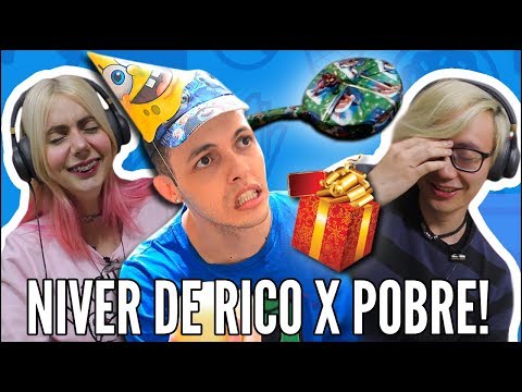 JOVENS REAGEM A CARACOL RAIVOSO - ANIVERSÁRIO DE RICO E DE POBRE