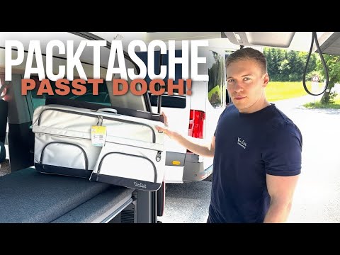 Unsere Fenstertasche passt DOCH! – So sitzt sie perfekt im VW T5/T6/T6.1 California mit Zweierbank!