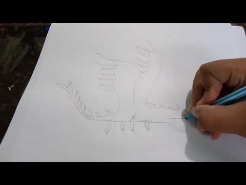 dibujando a pesadilla voladora especie misterio