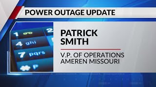 Ameren Missouri provides update on power outage
