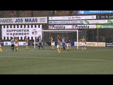 vvGemert - De Valk 3-1 wedstrijdvideo