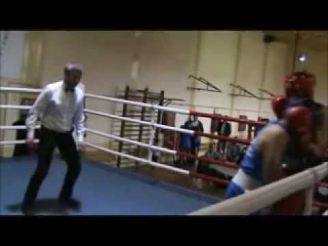 Kacper Martyka (Akademia Boksu R.Gortata)  -  Mateusz Kuś (Gimnasion Boguchwała)