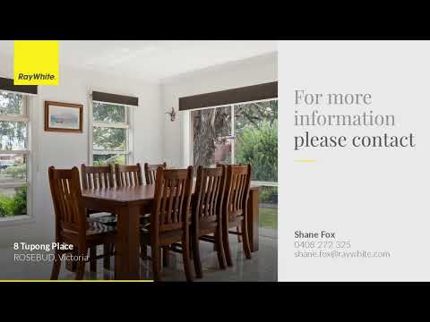 8 Tupong Place, Rosebud, VIC 3939, 4房, 2浴, House