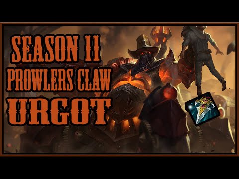 PROWLERS CLAW GIVES URGOT SO MUCH DAMAGE WITH A TANKY BUILD!! SEASON 11 URGOT MONTAGE