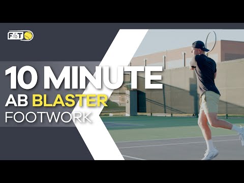 10-Minute Tennis Core & Agility Boost: Ab Blaster & Footwork Drills