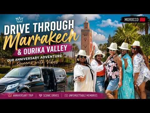 The HIDDEN Beauty of MOROCCO | Marrakech &amp; Ourika Valley Drive Through Travel Guide 🇲🇦