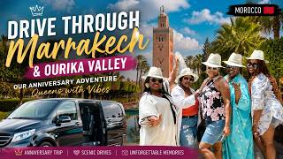 The HIDDEN Beauty of MOROCCO | Marrakech &amp;amp; Ourika Valley Drive Through Travel Guide 🇲🇦