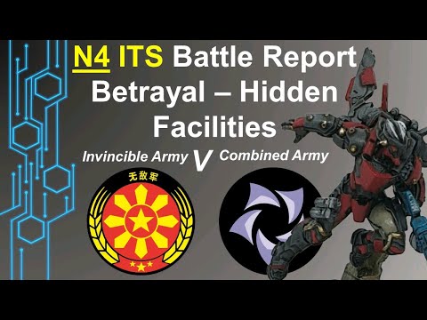 Fast Panda Gaming: Infinity N4 Battle Report - Hidden Facilities. Invincible Army vs. Combined Army