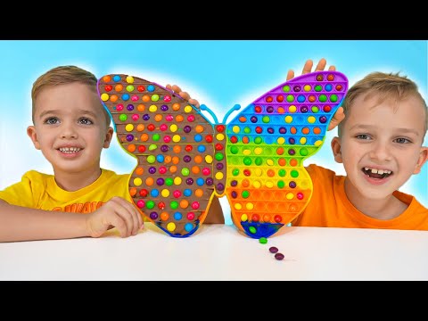 Vlad ve Niki ve çikolata meydan okuyor