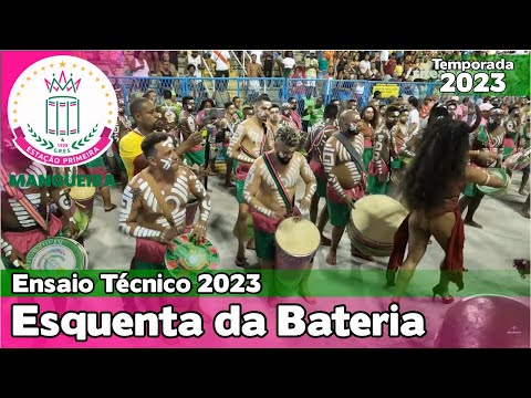Mangueira | Esquenta da bateria no Setor 1 - Ensaio Técnico | Samba ao vivo - #ET23