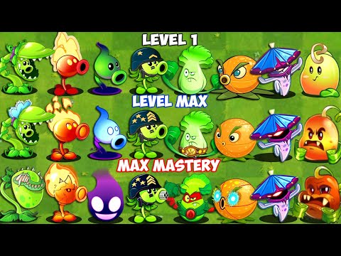 Random 30 Plants Level 1 vs Max Level vs M200 - Who Will Win? - PvZ 2 Plant vs Plant