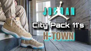 Air Jordan 11 City Pack 'H TOWN' Sneaker Review & On Feet