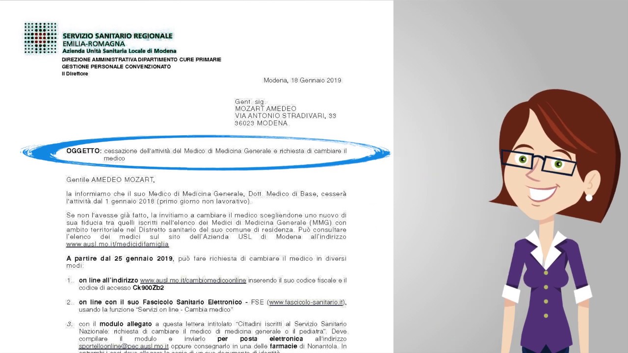 Watch Now Cambio medico on line: la procedura sul sito dell'Azienda USL di Modena Cambio medico on line: la procedura sul sito dell'Azienda USL di Modena
