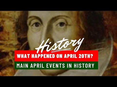 What happened on April 20th? Main April 20 Events in History presented by On this day channel.