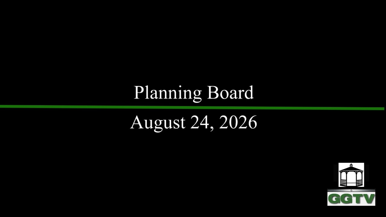 From the Planning Board