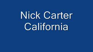 Nick Carter - California