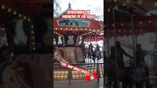 First Impression of the  Boardwalk on Royal Caribbean Oasis Class Ship -Harmony of the Seas #shorts