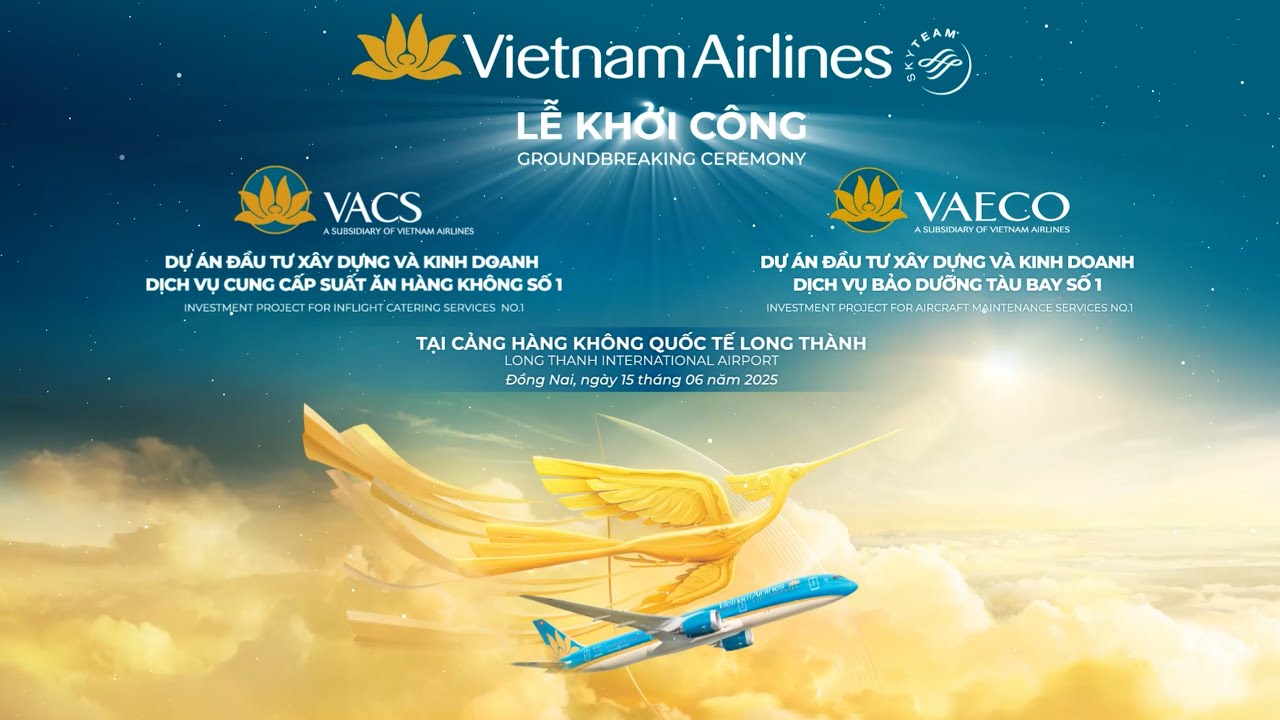 Vietnam Airlines Khởi Công Dự Án Hạ Tầng Tại Sân Bay Long Thành | Video Recap