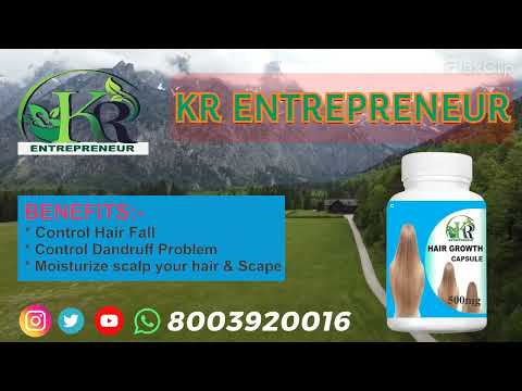 Herbal hair growth capsule, packaging size: 500mg