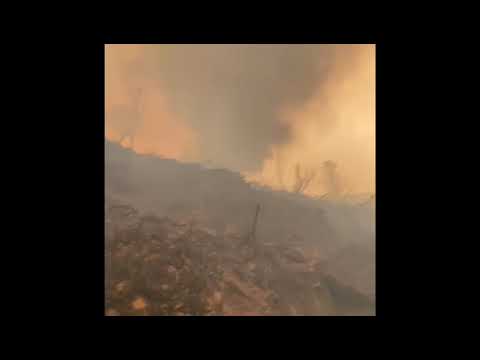 Importante avance en la lucha contra las llamas en Monsagro, aunque hay riesgo de reactivaciones