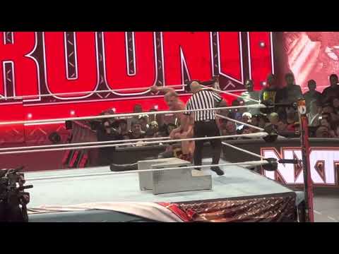 Ilja Dragunov hits Dijak with a Coast to Coast live - NXT Battleground 5/28/2023