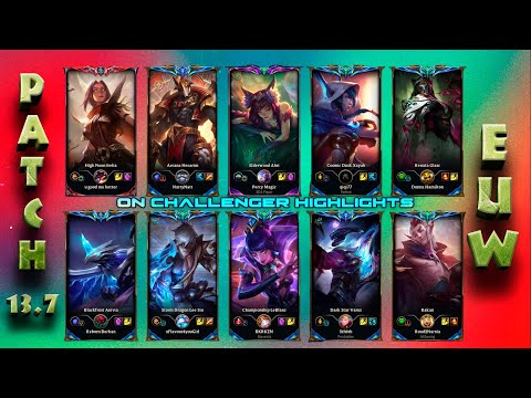 EUW Challenger Match #628 Highlights Patch 13.7 [MSF - Vetheo, BDS.A - Reeker, Fnatic - Rekkles]